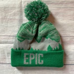 Kotis Made Epic Legend Hat Beanie Green Gray Adult One Size